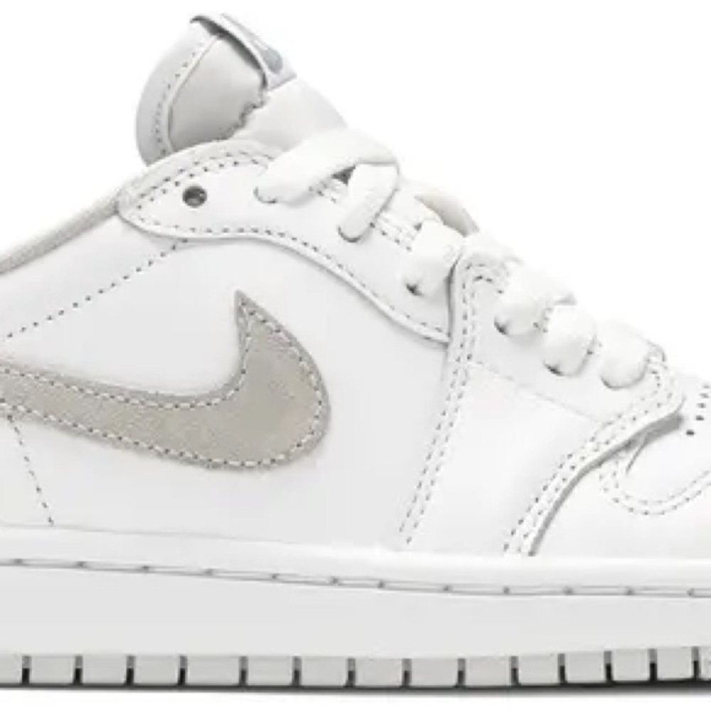 Nike Air Jordan 1 Low OG Woman’s Shoe White/Neutral Grey/Particle Grey